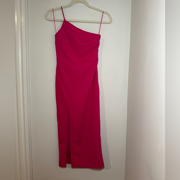 HELLO MOLLY MIDI DRESS FUCHSIA ZARITA - Picture 3 of 5